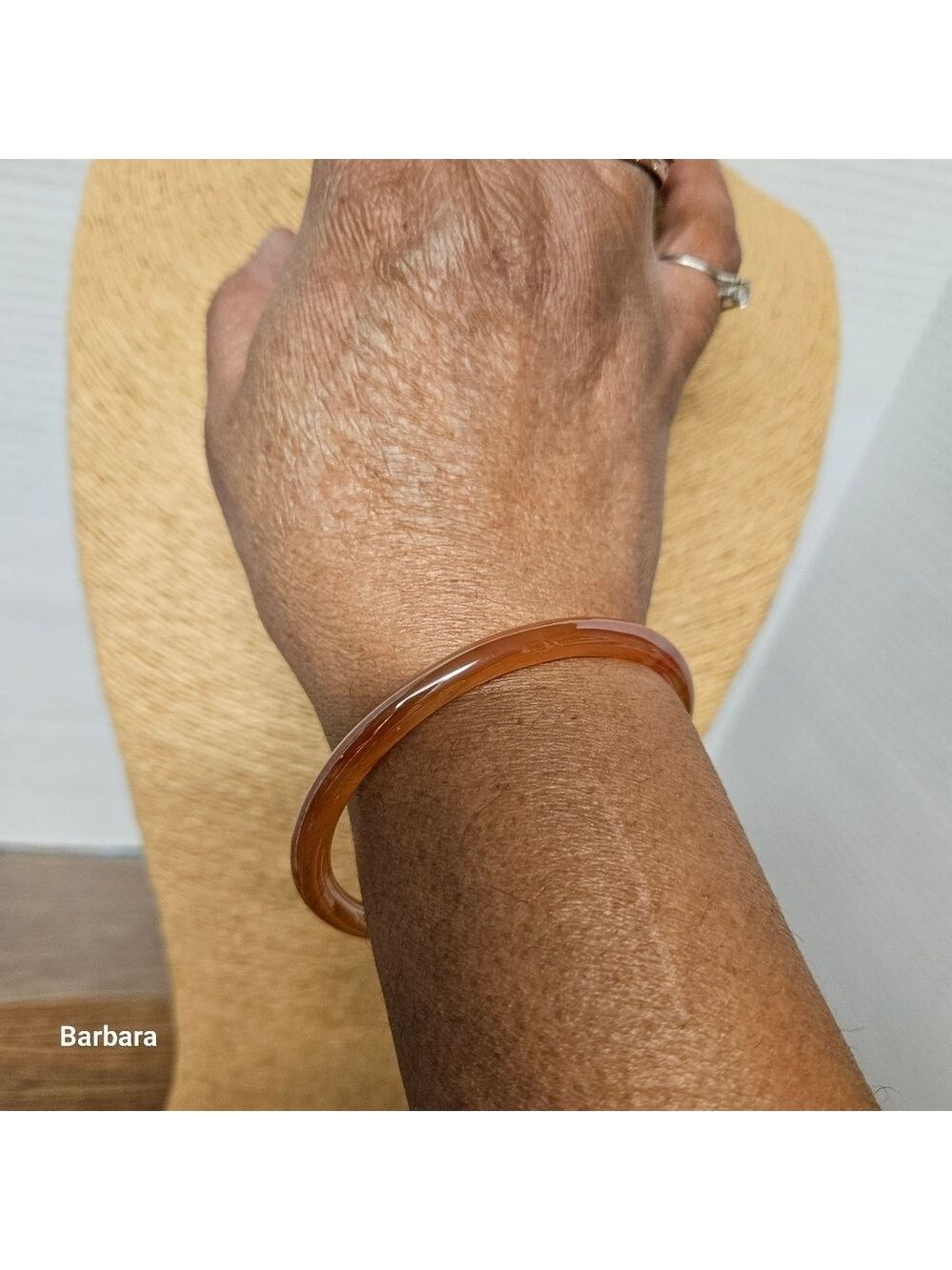 Vintage Carnilian Bangle Bracelet